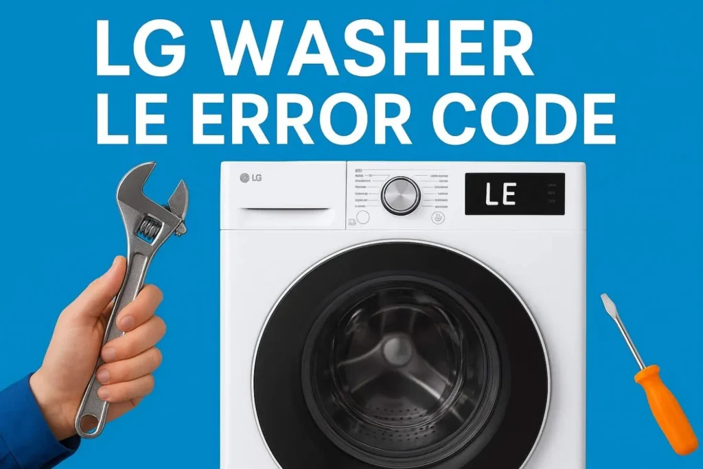 How to fix LG washer LE Error Code